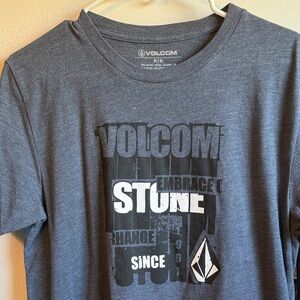 Volcom Stone Graphic Tee in Charcoal